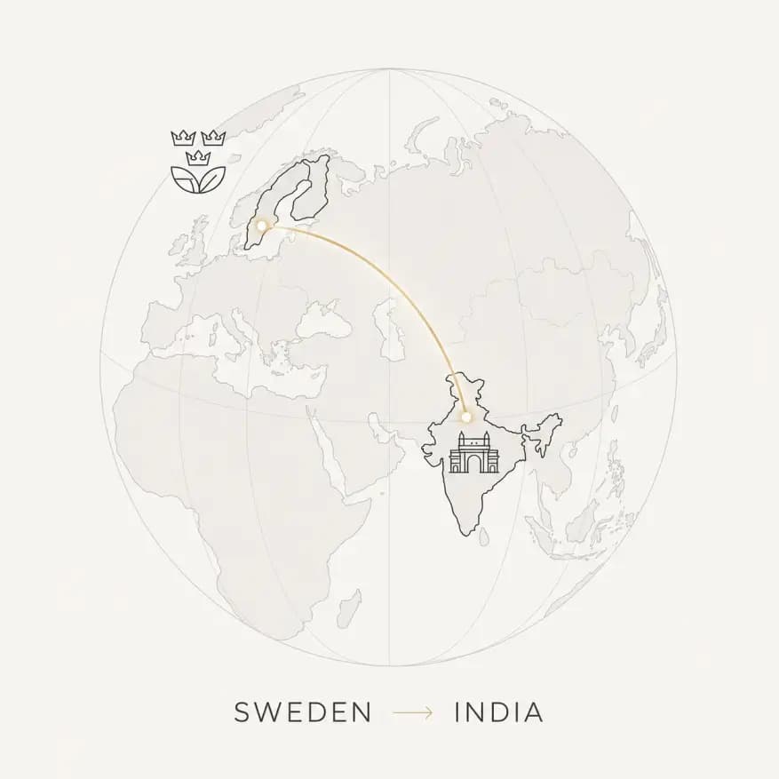Sweden to India Corridor